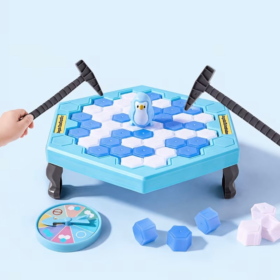 penguin knock ice game